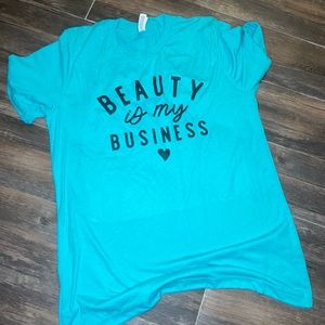 Cozy teal T-shirt